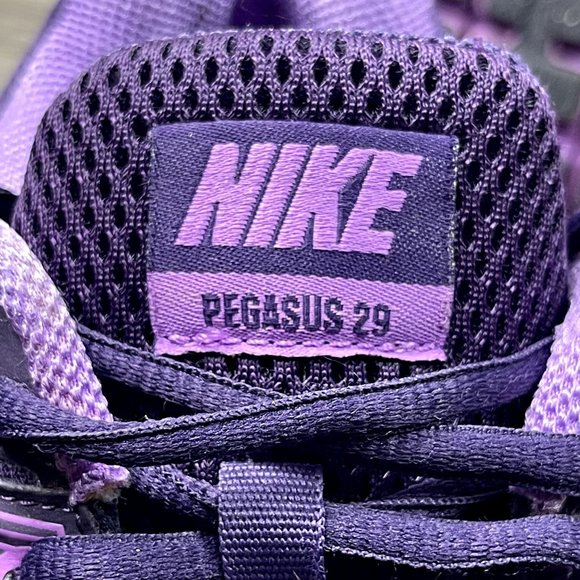 Nike Women's Air Zoom Pegasus 29 Purple Running Sneakers Shoes Size 9 - Picture 10 of 10
